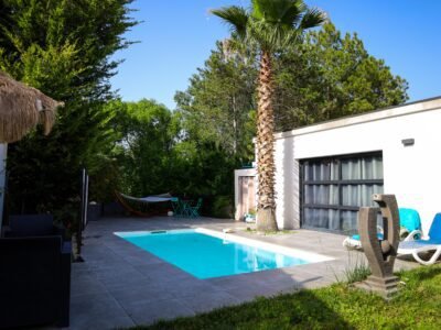 Villa spa piscine sans vis à vis Montpellier