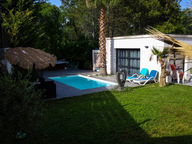 Villa spa piscine sans vis à vis Montpellier