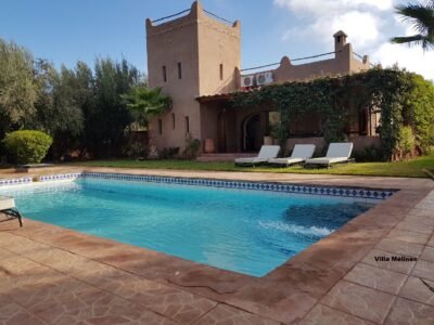 Villa avec piscine sans vis-à-vis à Marrakech