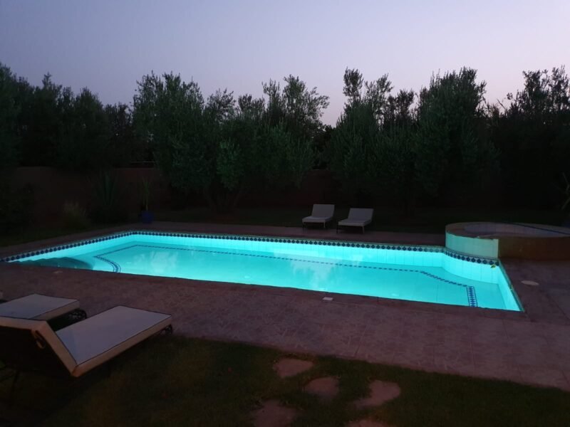 Villa avec piscine sans vis-à-vis à Marrakech