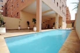 Loue appartement à Marrakech dans résidence sécurisée avec piscine