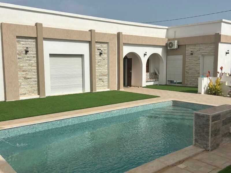 Villa avec piscine à Djerba Tezdayne