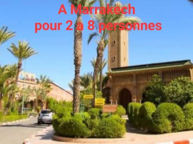 LOCATION RIAD COMPLET 6 a 8 couchages