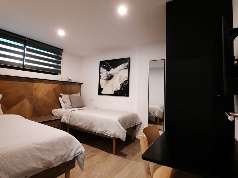 Bas de villa avec piscine effet miroir sans vis-à-vis